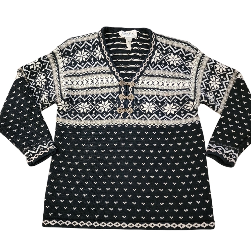 Vintage Jantzen Woman Nordic Fair Isle Sweater